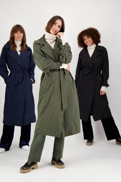 Veste de pluie Trench Imperméable Look The Rain - Pocket London