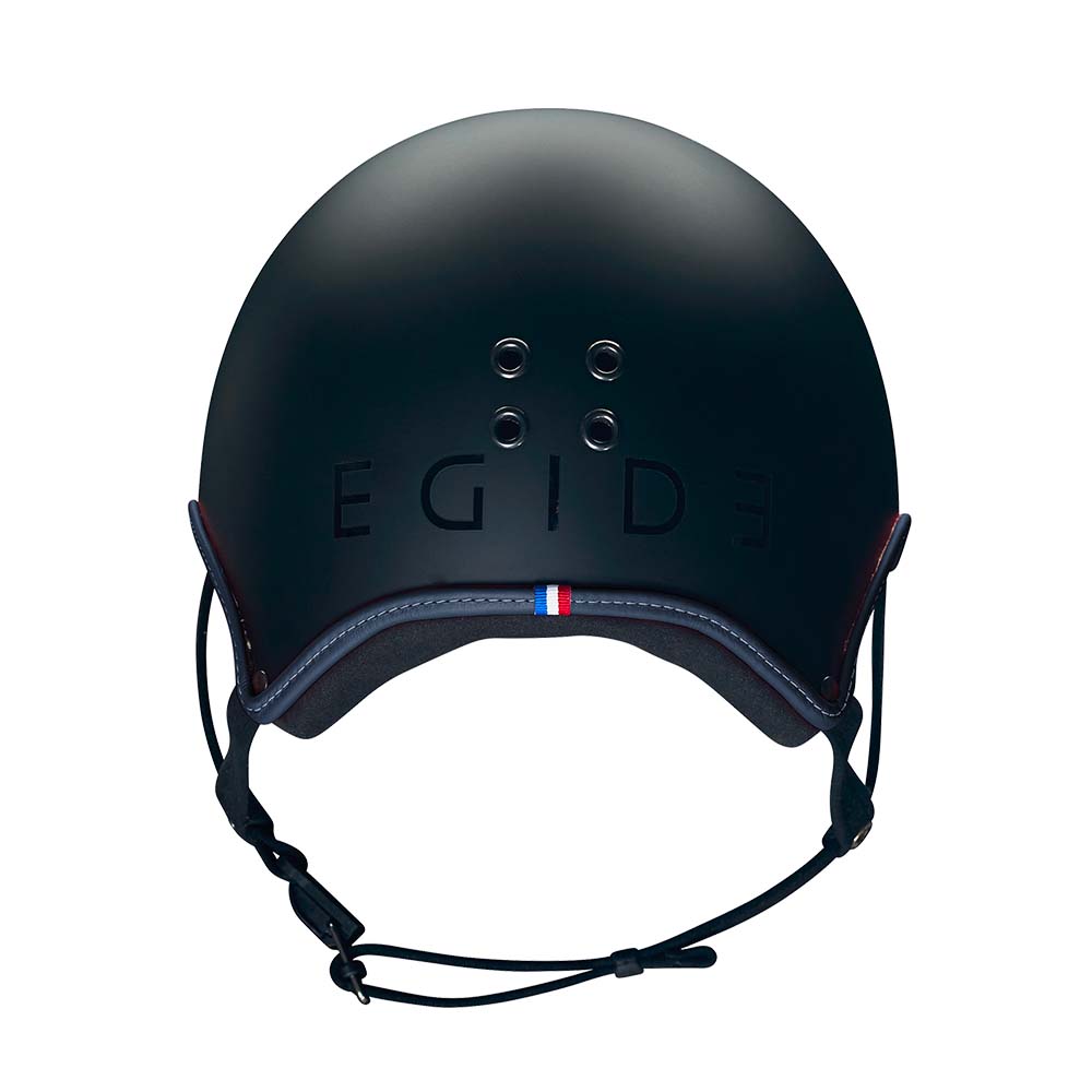 Casque Velo Urbain Stylé Design Egide Ino Bleu Marine en Cuir Arrière - Max And The City