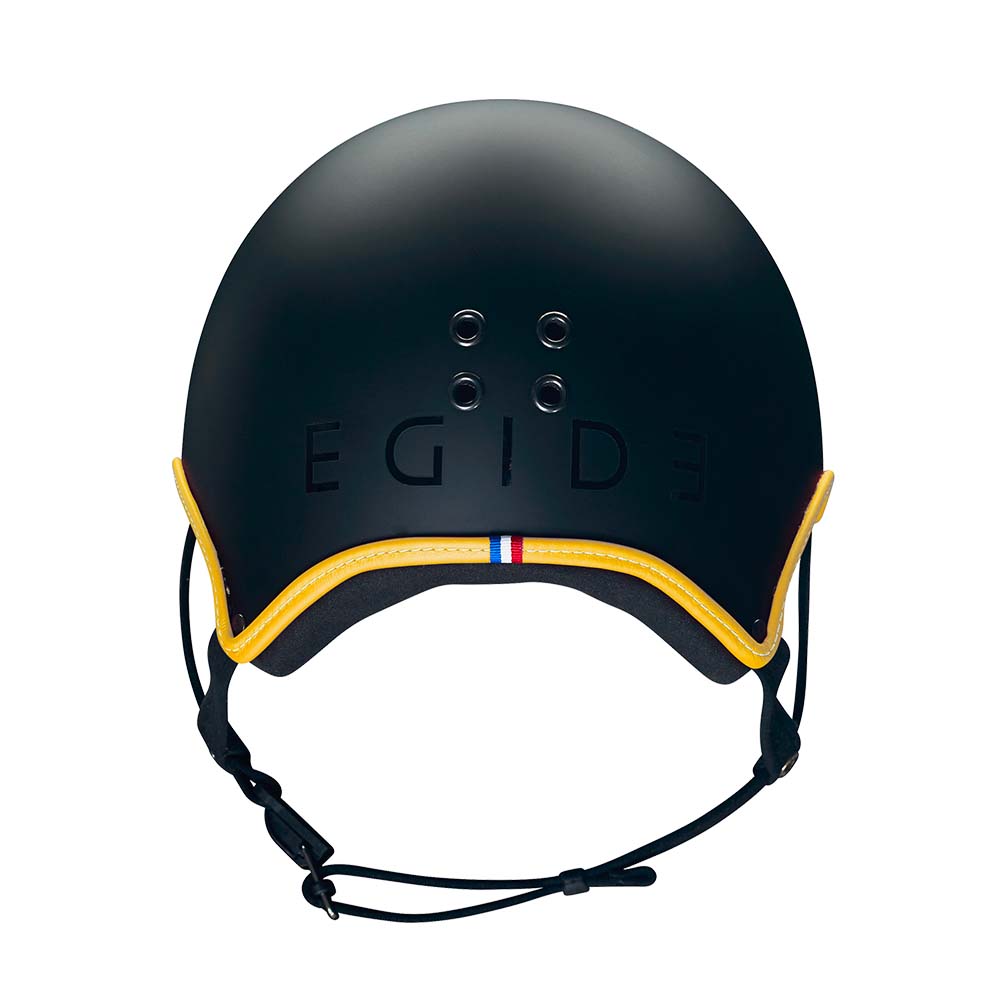Casque Velo Urbain Stylé Design Egide Ino Jaune en Cuir Arrière - Max And The City