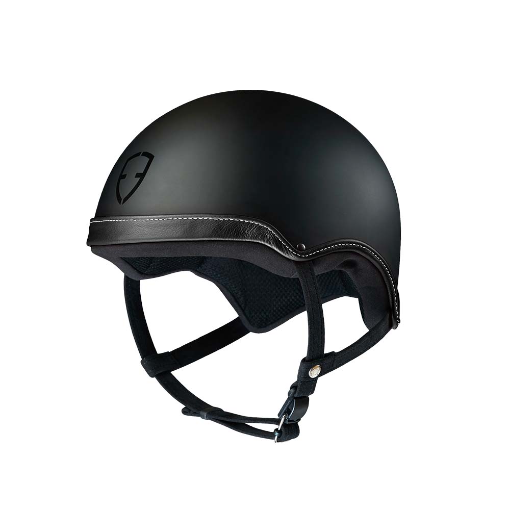 Casque Velo Urbain Stylé Design Egide Ino Noir Ebène en Cuir - Max And The City