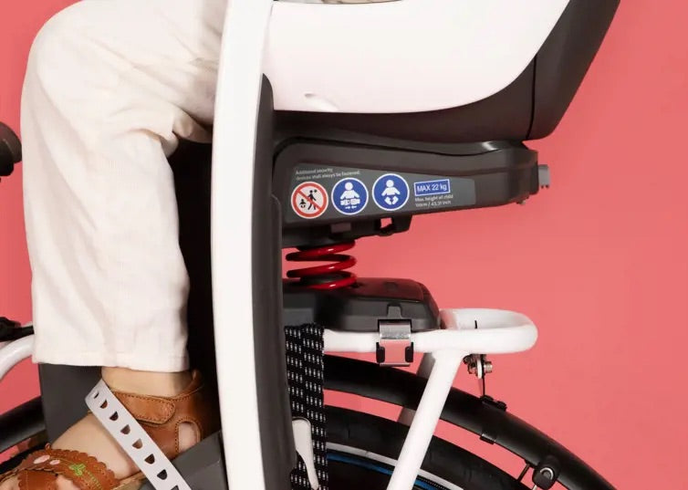 Siège vélo enfant Hamax - Caress porte-bagages