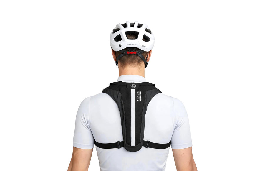 Airbag vélo MASE Airding Compact AirRide vu de dos