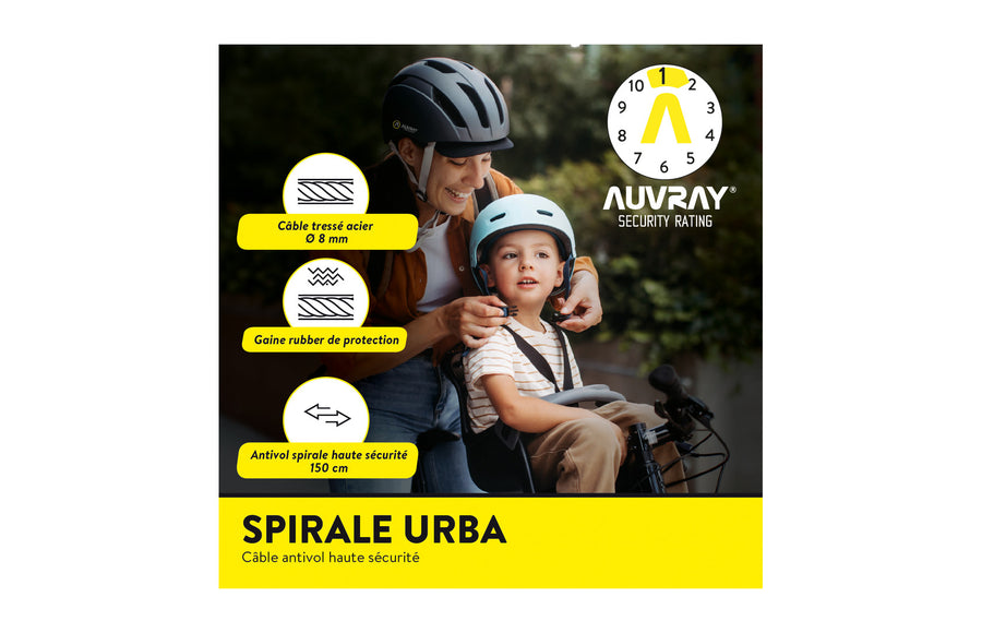 Antivol spirale Auvray Spirale Urba - détail