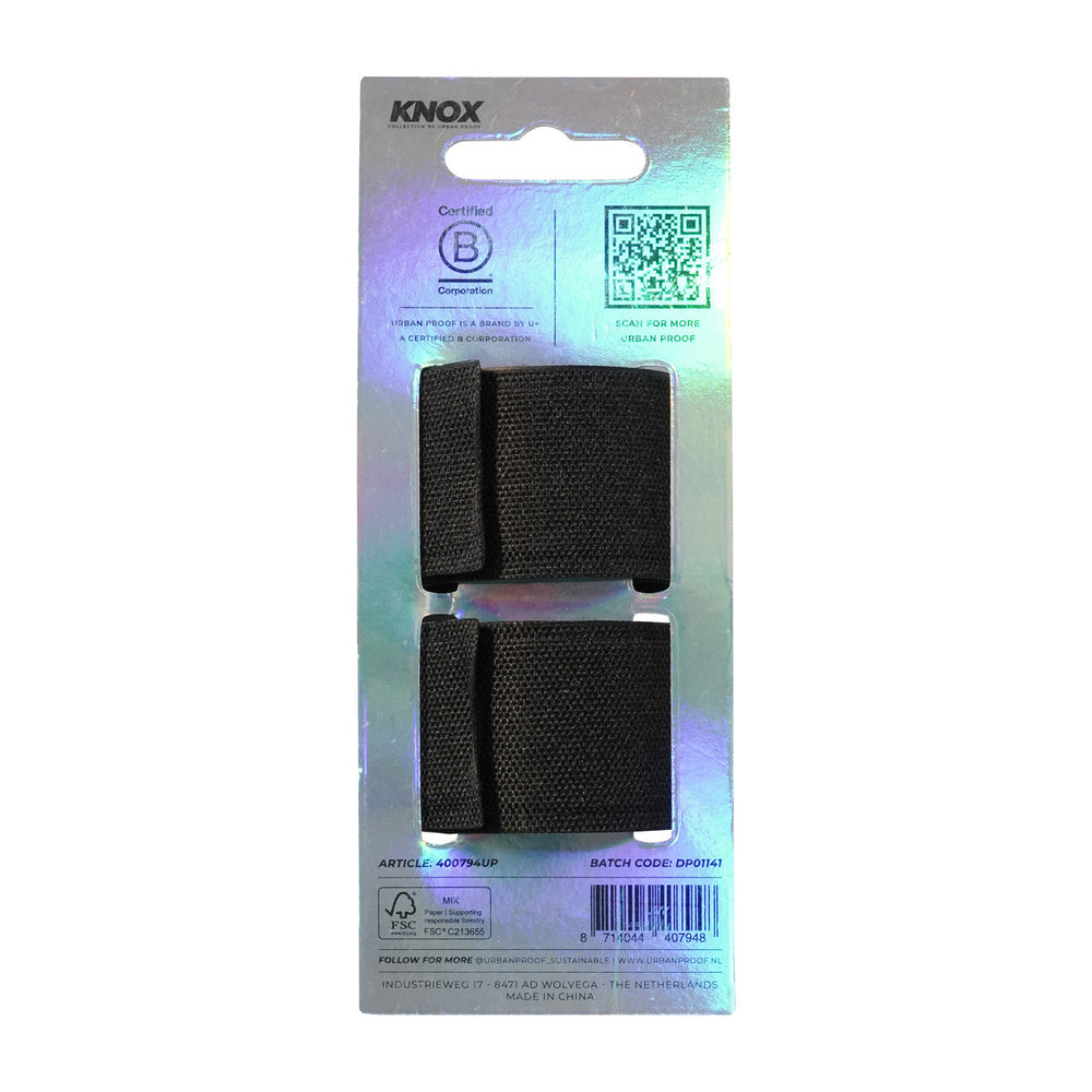 Bandes réfléchissantes vélo Urban Proof Knox Slap Wrap (lot de 2) Noir - photo 3