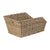 Panier arrière vélo Basil Cento Rattan Look 22 L – Seagrass WSL – le panier Cento Rattan Look seagrass, fixation WSL