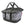 Panier arrière vélo KlickFix Reisenthel Bikebasket GT 21 L – Leo Nero, UniKlip 2 – le panier arriere Bikebasket GT leo nero sur fond blanc