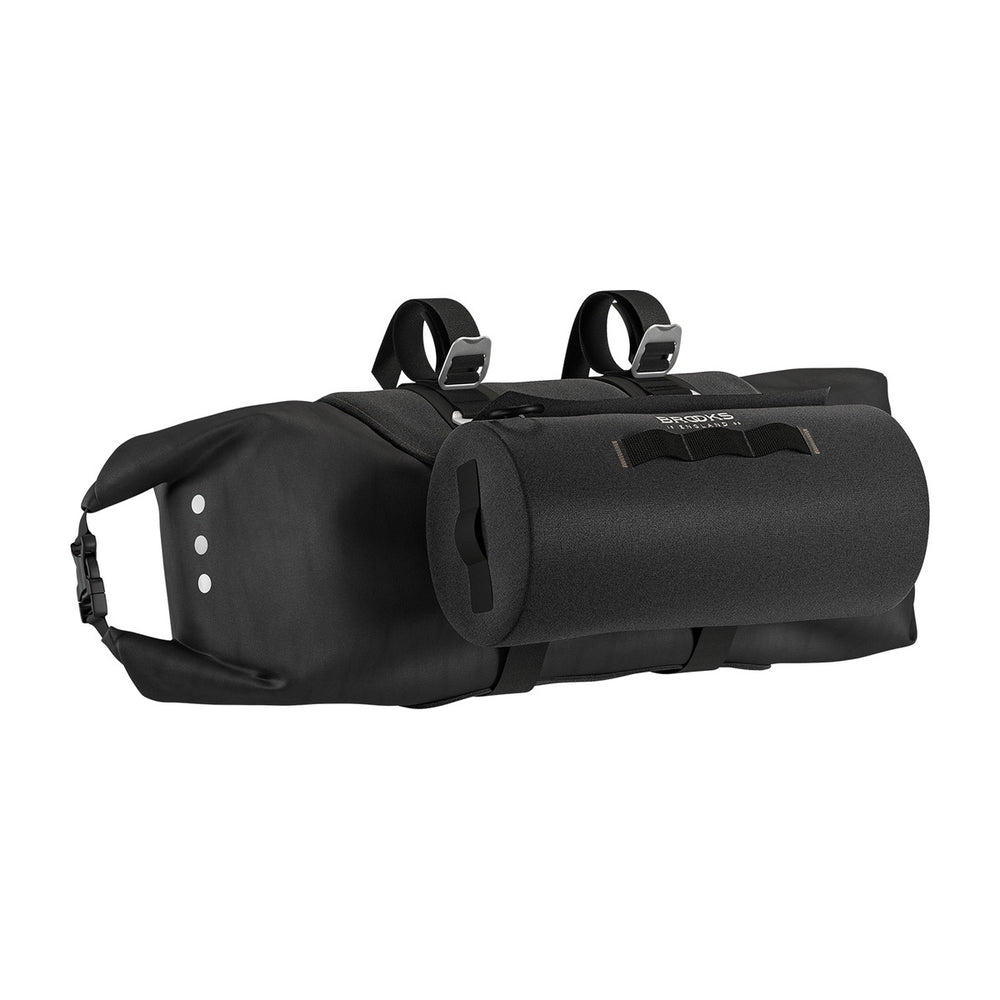 Sacoche de guidon vélo Brooks - Scape HandleBar Roll 10-12 L - Noir - vue 5