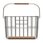Panier avant vélo Brooks - Hoxton Wire Basket 25 L - Argent - vue 1