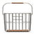 Panier avant vélo Brooks - Hoxton Wire Basket 25 L - Argent - vue 1