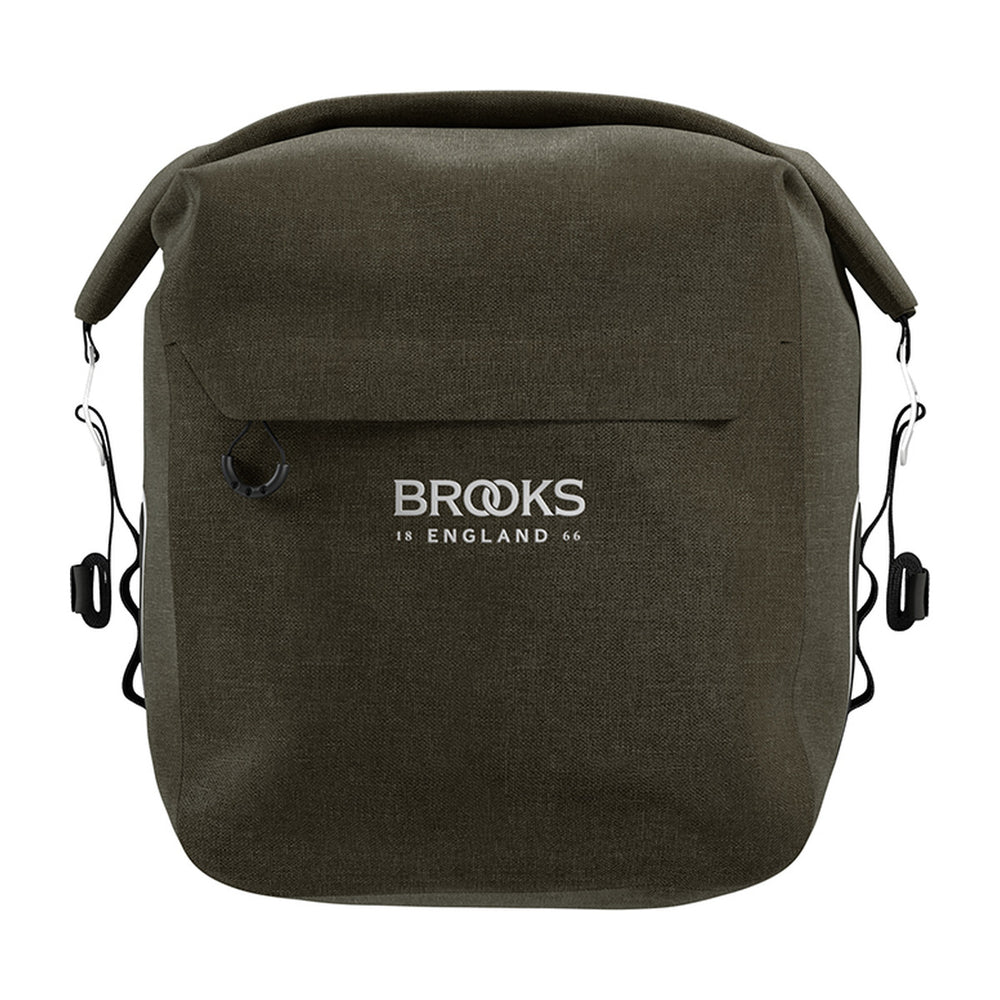 Sacoche de porte-bagage vélo Brooks - Scape Pannier Small 10-13 L - Vert kaki - vue 3