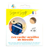 Cache-oreilles de casque Suzon et Suzette – Mireille – Céleste – les cache-oreilles dans leur pochette