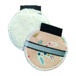 Cache-oreilles de casque Suzon et Suzette – Mireille – Céleste – la paire, face motif et face polaire