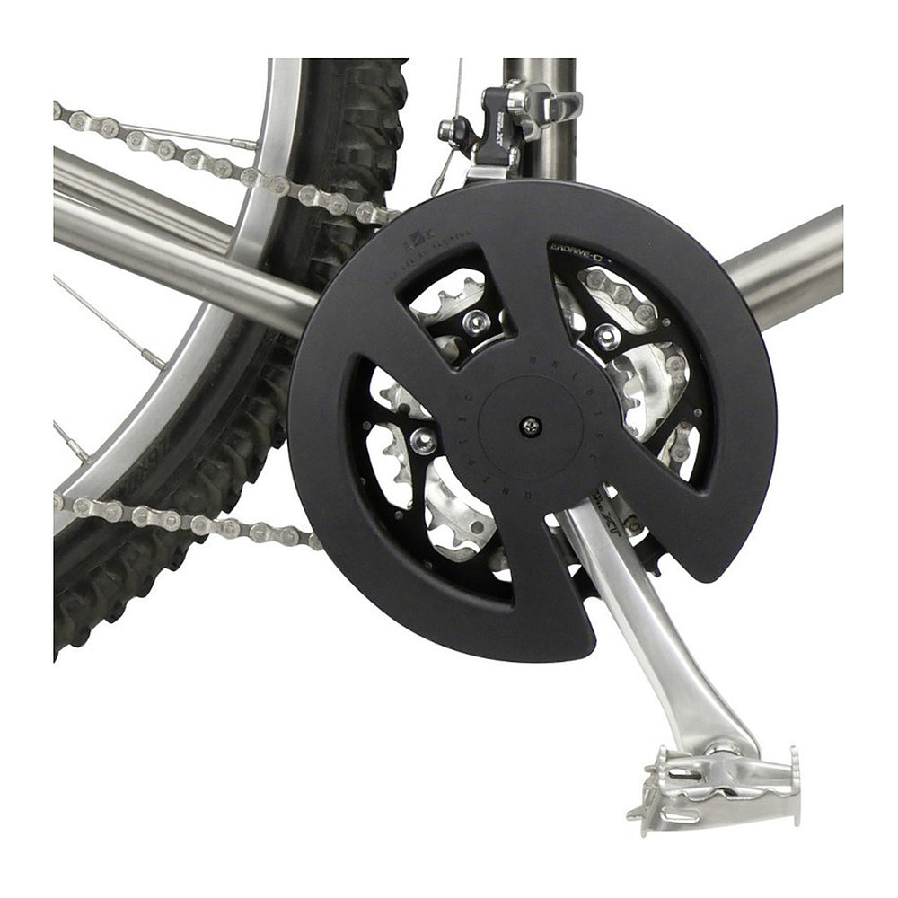 Carter de chaîne vélo universel KlickFix Unidisc – Unidisc, plateaux jusqu'à 48 dents – le carter monte sur un pedalier