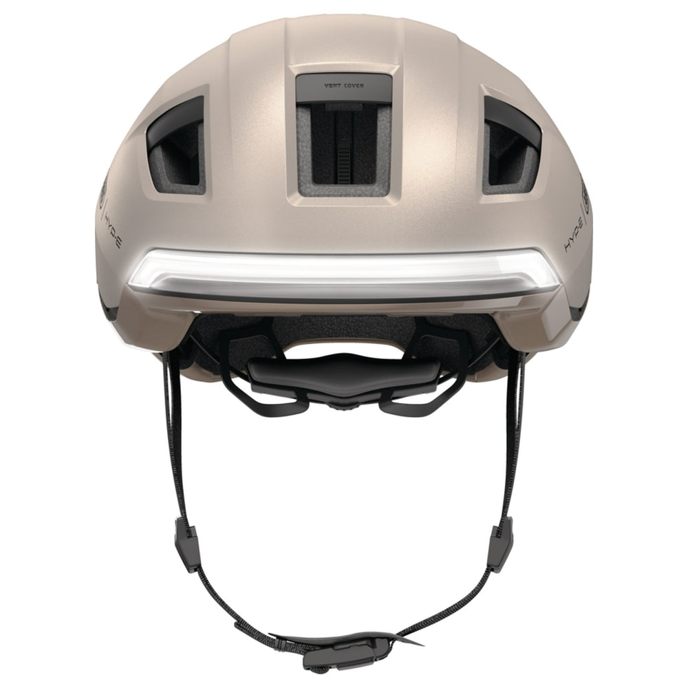 Casque vélo Abus HYP-E coloris Champagne Gold - vue face