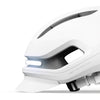 Casque connecté Unit 1 Aura MIPS, coloris Chalk, détail de l’éclairage avant