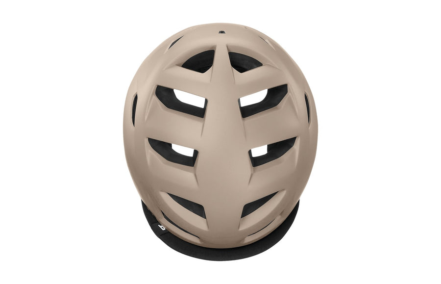Les 16 aerations du casque velo Bern Allston vues de dessus