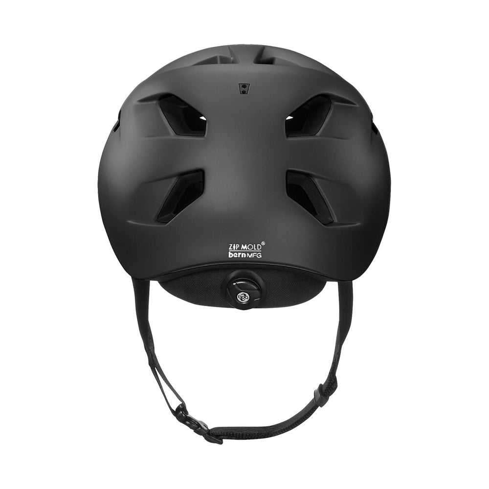 Casque velo Bern Allston Matte Black noir mat de face