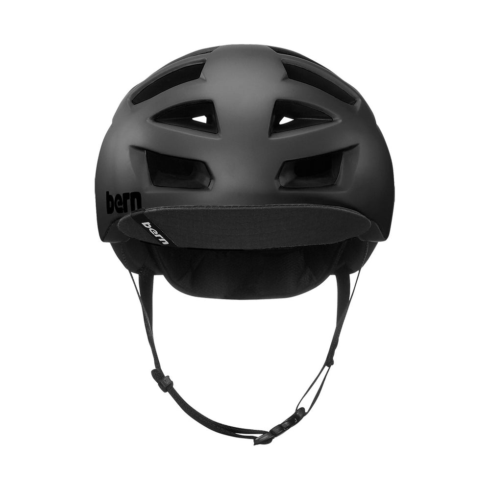 Casque velo Bern Allston Matte Black noir mat vu de dessus