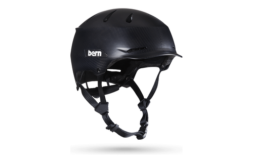 Casque vélo Bern Hendrix Carbon DVRT noir semi-brillant, profil