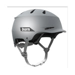 Casque velo Bern Hendrix MIPS Metallic Silver argent métallisé de profil