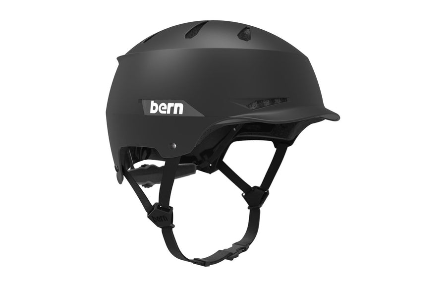 Casque velo Bern Hendrix MIPS noir mat de profil