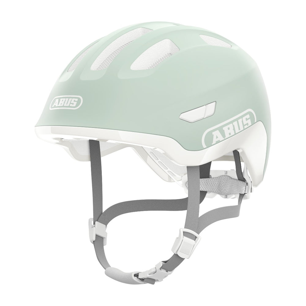 Casque vélo enfant Abus Smiley 3.0 ACE LED Pure Mint