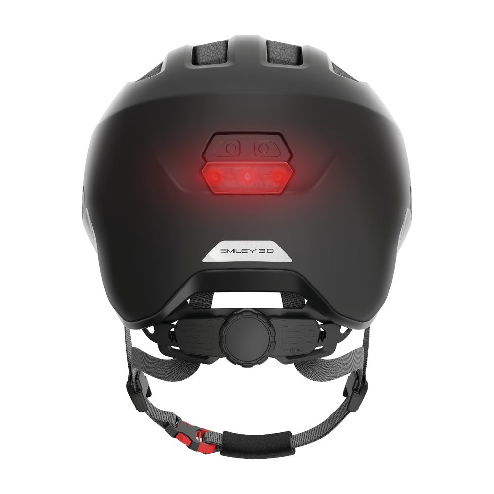 Casque vélo enfant Abus Smiley 3.0 ACE LED Velvet Black