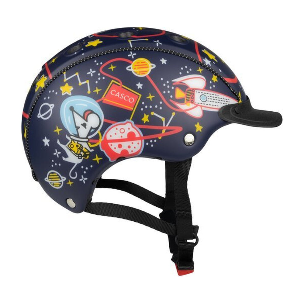 Casque vélo enfant Casco Mini 2 - Bleu Spatial - vue 3