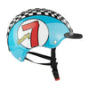 Casque vélo enfant Casco Mini 2 - Lucky 7 Bleu - vue 3