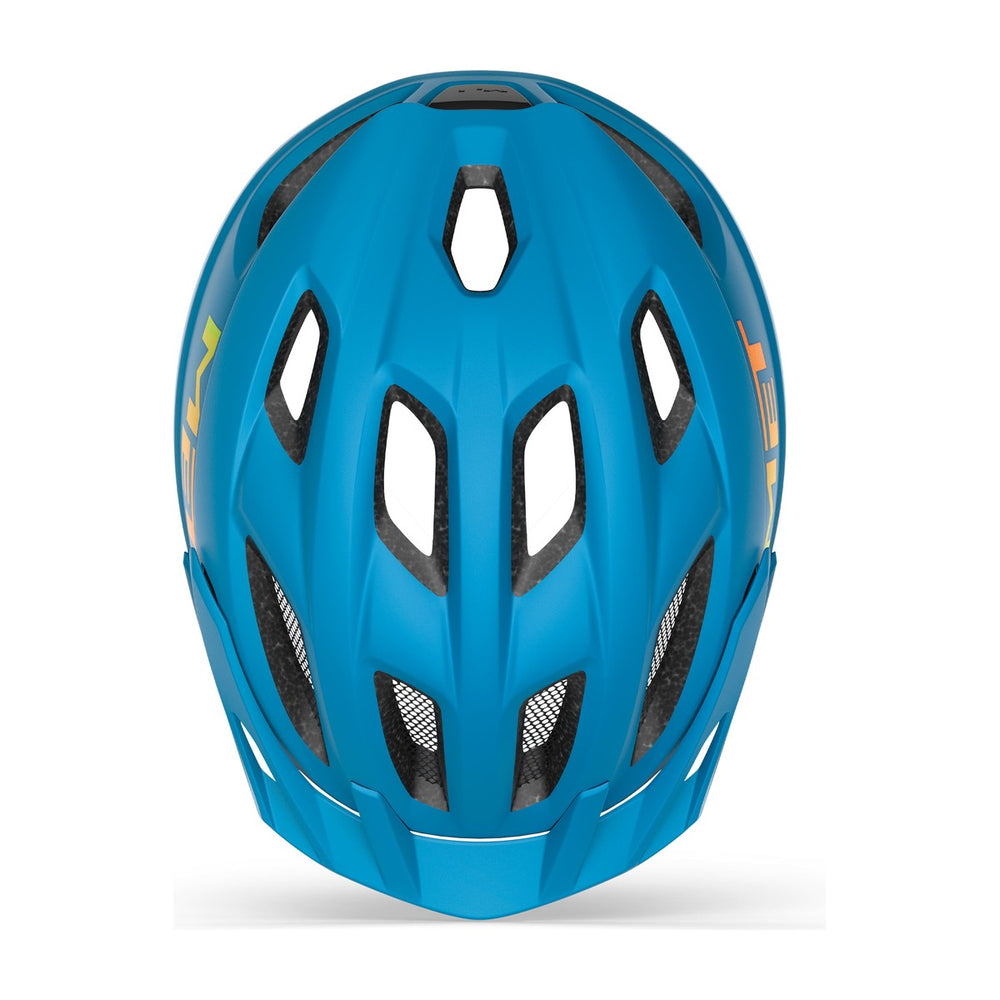 Casque vélo enfant MET - Crackerjack Mips, coloris Cyan Mat, vue 3