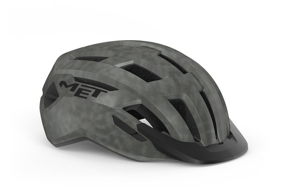Casque vélo MET - Allroad coloris Titane Mat vue front