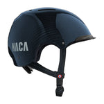 Casque vélo NACA Carbone Candy bleu marine, vue de profil