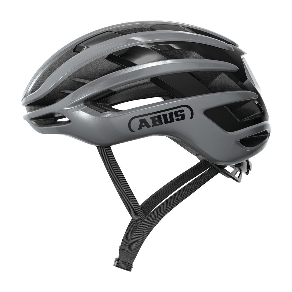 Casque vélo route Abus AirBreaker 2.0 Graphite Silver