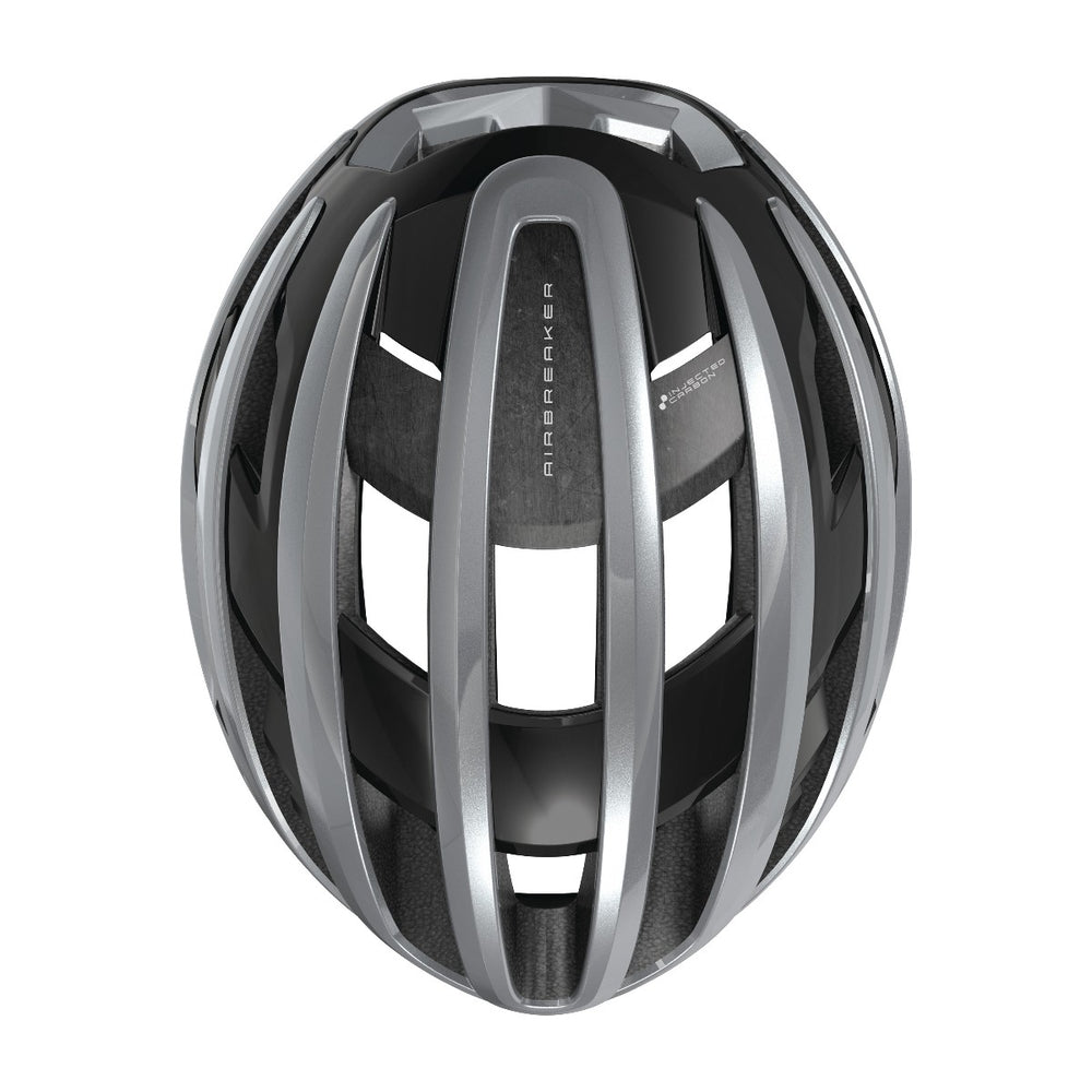 Casque vélo route Abus AirBreaker 2.0 Graphite Silver