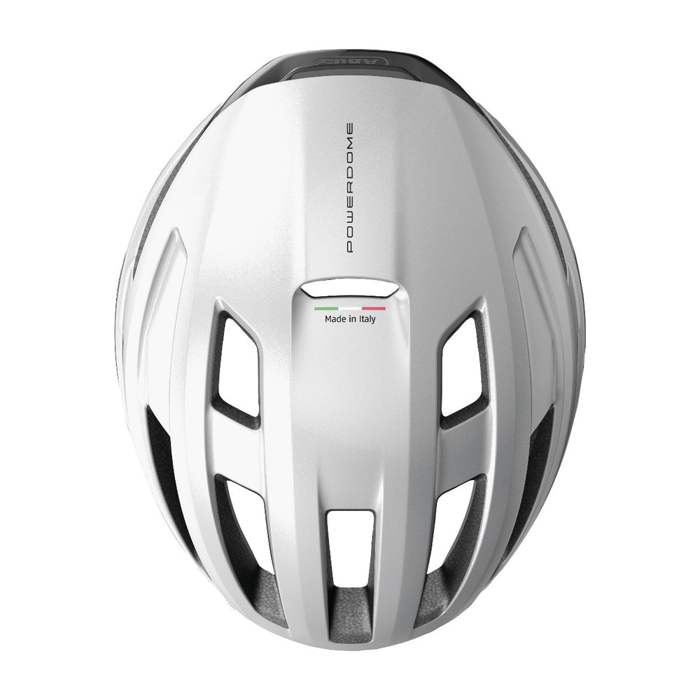 Casque vélo route Abus PowerDome Gleam Silver
