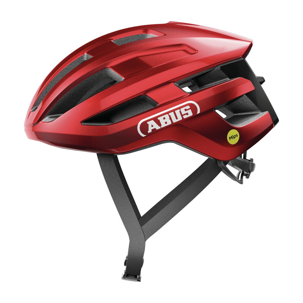 Casque vélo route Abus PowerDome MIPS Blaze Red