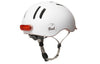 Casque Vélo Thousand Chapter Supermoon Blanc Vue de 3/4 arrière effet porté