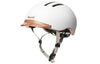 Casque Vélo Thousand Chapter Supermoon Blanc Vue de 3/4 avant effet porté