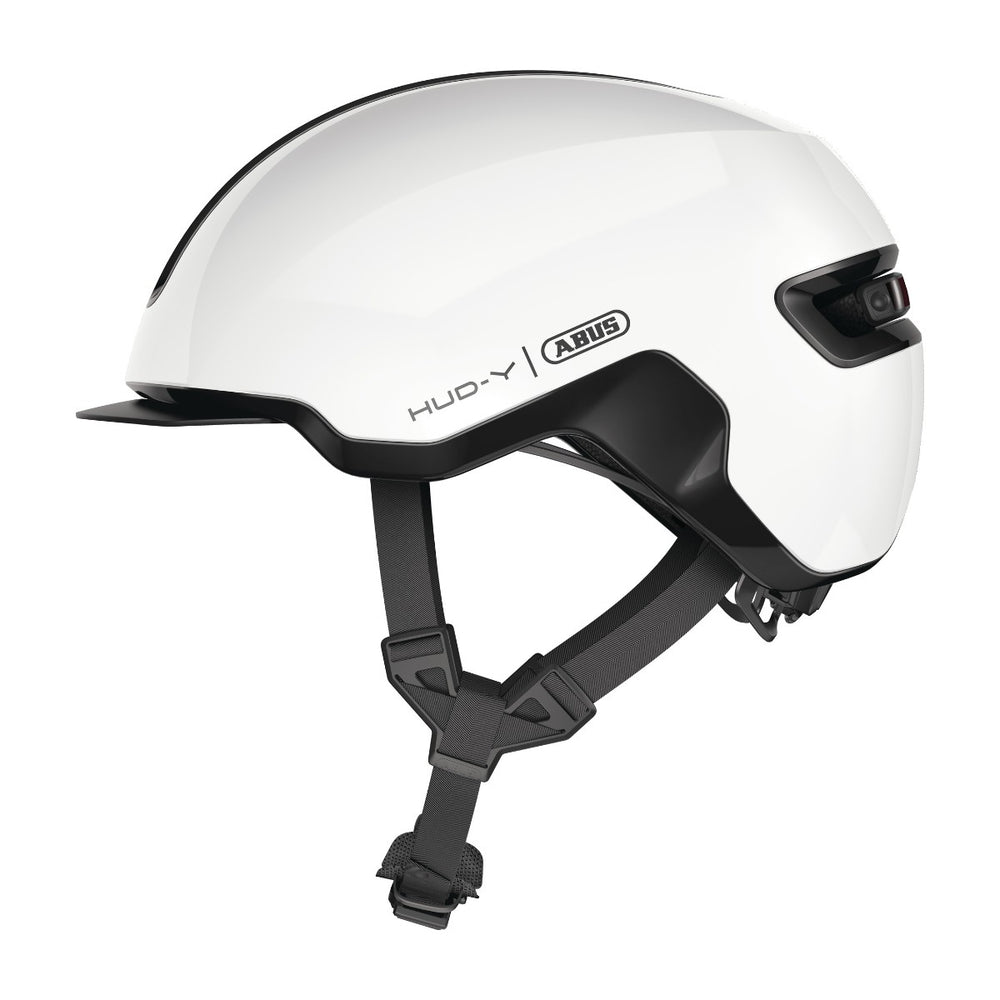 Casque vélo urbain Abus HUD-Y Shiny White