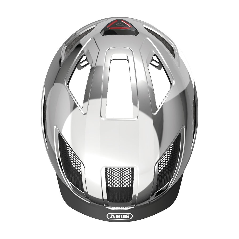 Casque vélo urbain Abus Hyban 2.0 Chrome Silver
