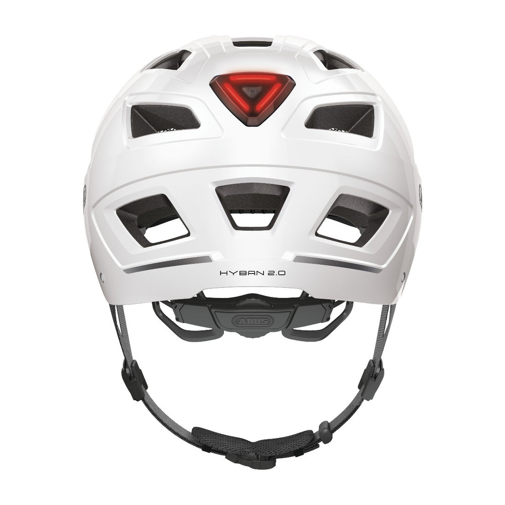 Casque vélo urbain Abus Hyban 2.0 Polar White
