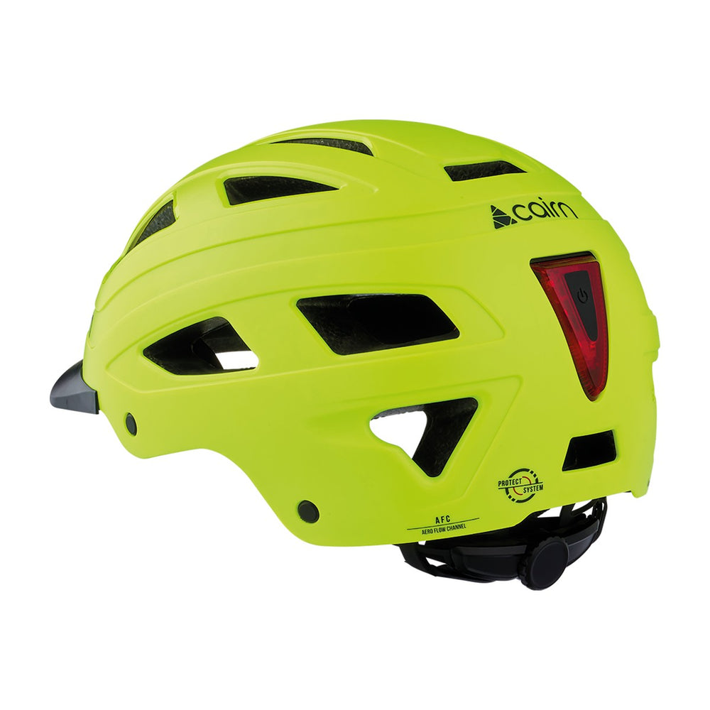 Casque vélo urbain Cairn Clarke Mat Neon Yellow vue 2
