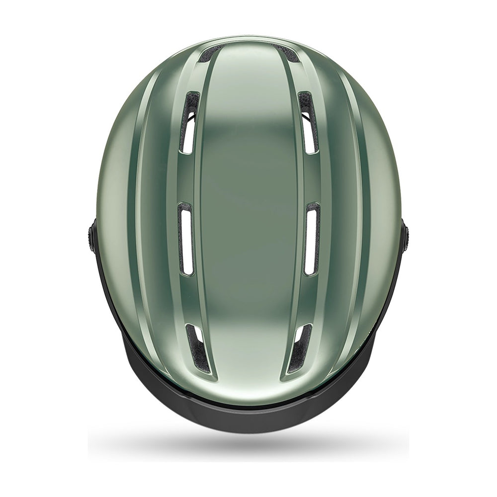 Casque vélo urbain Cairn Fuse Mat Metallic Eucalyptus vue 3
