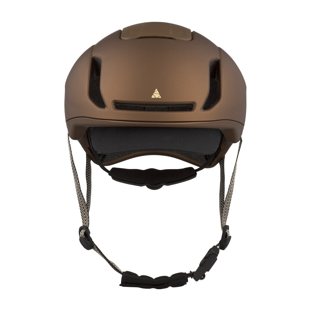 Casque vélo urbain Cairn Graphit Pro Mat Metallic Chocolate vue 3