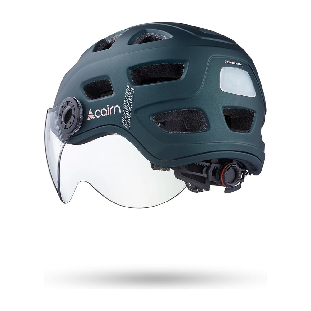 Casque vélo urbain Cairn Quartz Visor Mat Metallic Night vue 2