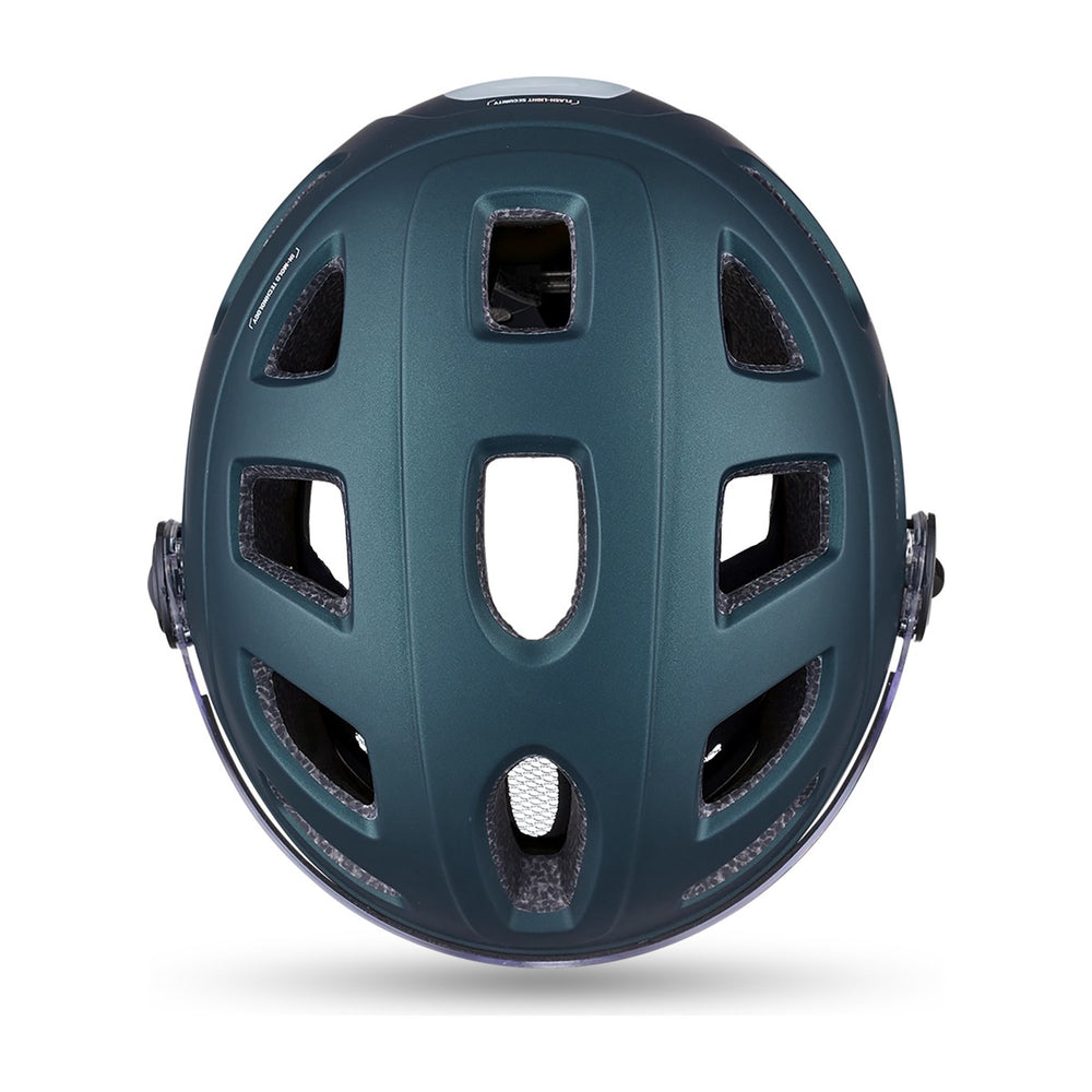 Casque vélo urbain Cairn Quartz Visor Mat Metallic Night vue 3