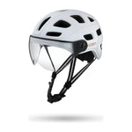 Casque vélo urbain Cairn Quartz Visor Mat Metallic White