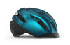 Casque vélo urbain MET - Urbex Mips coloris Octane Bleu Métalisé vue -side