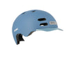 Casque vélo urbain Optimiz O374 à éclairage avant et arrière - Bleu Mat