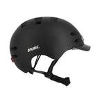Casque vélo urbain Optimiz O374 à éclairage avant et arrière - Noir Mat